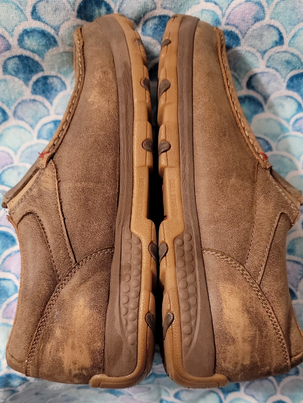 Twisted X Mens Slip on Driving Moc Shoe with Cellstretch Size 12M - Picture 10 of 13